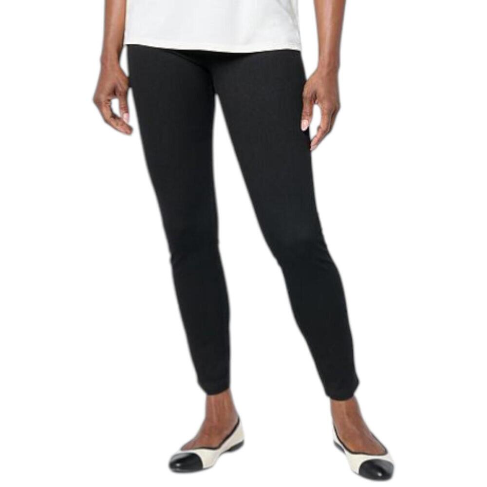 HUE Women's Classic Stretch Denim Leggings Black - Regular